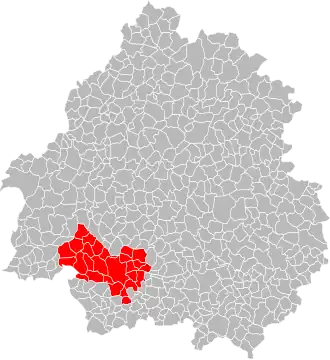 Localisation de Communauté d’agglomération bergeracoise