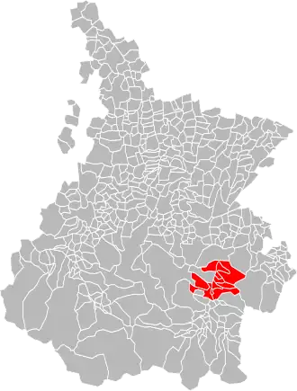 Localisation de Communauté de communes d'Aure