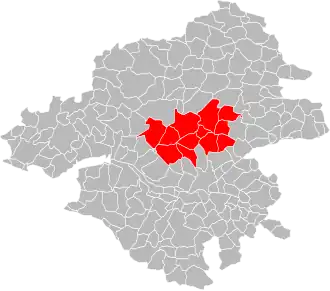 Localisation de Communauté de communes d'Erdre et Gesvres