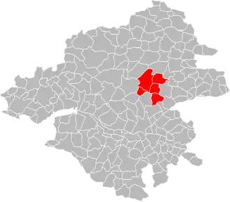 Localisation de Communauté de communes d'Erdre et Isac