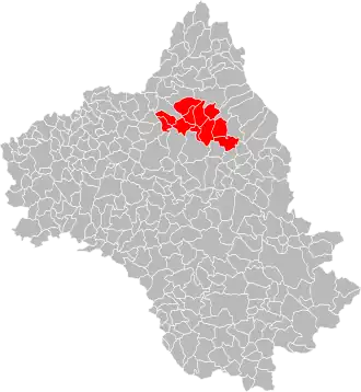 Localisation de Communauté de communesd'Estaing