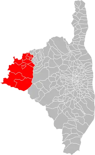 Localisation de Communauté de communes de Calvi Balagne