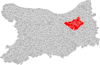 Localisation de Communauté de communes de Cambremer