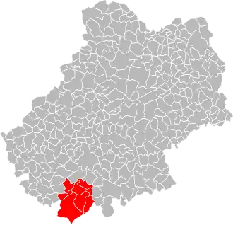 Localisation de Communauté de communes de Castelnau-Montratier
