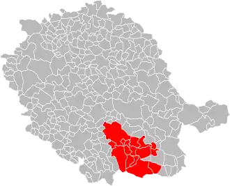 Localisation de Communauté d'agglomérationde Castres-Mazamet