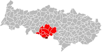Localisation de Communauté d’agglomération de Cergy-Pontoise