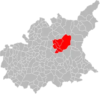 Localisation de Communauté de communes de Haute Bléone