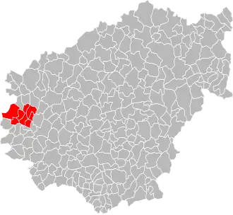 Localisation de Communauté de communes de Juillac-Loyre-Auvézère