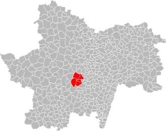 Localisation de Communauté de communes de la Guiche