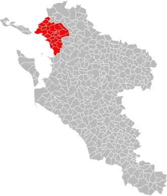 Localisation de Communauté d'agglomération de La Rochelle