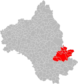 Localisation de Communauté de communes de Millau Grands Causses