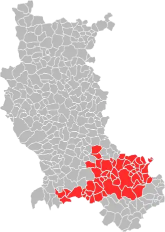 Localisation de Saint-Étienne Métropole