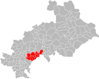 Localisation de Communauté de communes de Tallard-Barcillonnette