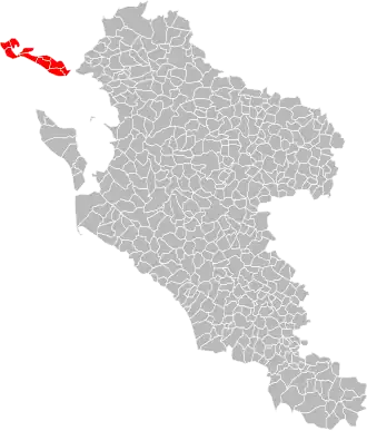 Localisation de Communauté de communes de l'Île de Ré