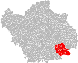 Localisation de Communauté de communes de l'Arce et de l'Ource