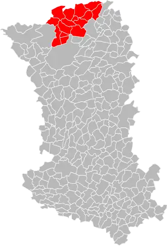 Localisation de Communauté de communes de l'Argentonnais