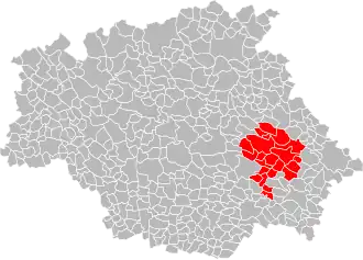 Localisation de Communauté de communes de l'Arrats-Gimone