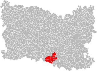 Localisation de Communauté de communes de l'Aire Cantilienne