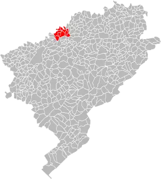 Localisation de Communauté de communes de la Bussière