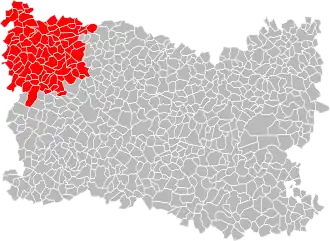 Localisation de Communauté de communes de la Picardie verte