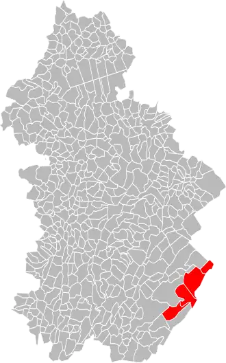Localisation de Communauté de communes de la Station des Rousses-Haut-Jura