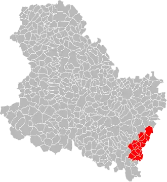 Localisation de Communauté de communes de la Terre Plaine