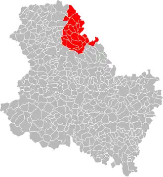 Localisation de Communauté de communes de la Vanne et du Pays d'Othe