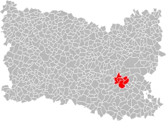 Localisation de Communauté de communes de la Basse Automne