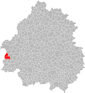 Localisation de Communauté de communes Basse Vallée de l'Isle