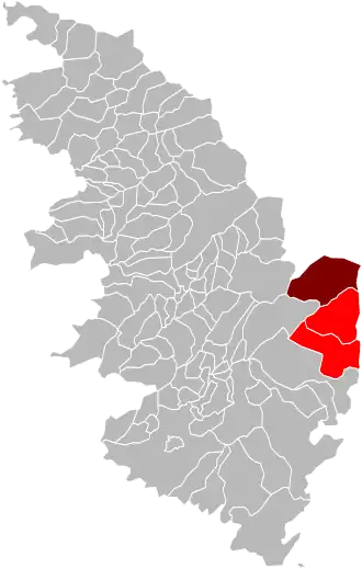 Localisation de Communauté de communes de la Côte des Nacres