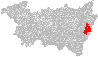 Localisation de Communauté de communes de la Haute Meurthe