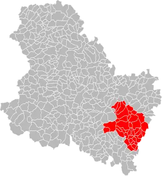 Localisation de Communauté de Communes du Serein