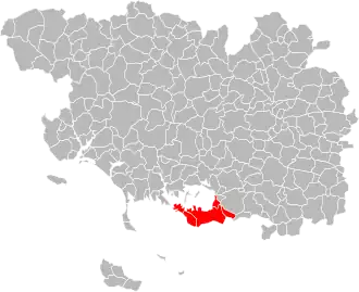 Localisation de Communauté de communesde la Presqu’île de Rhuys