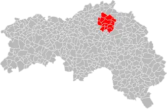 Localisation de Communauté de communes de la Région de Gacé