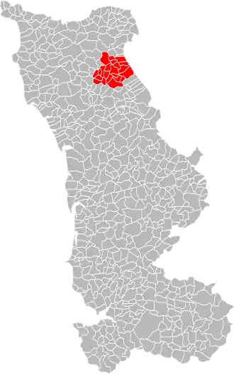 Localisation de Communauté de communes de la Région de Montebourg