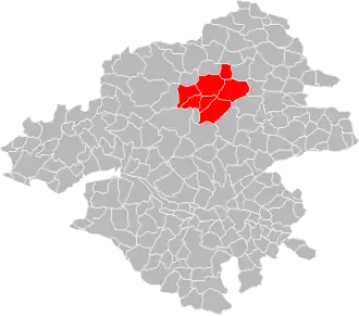 Localisation de Communauté de communes de Nozay