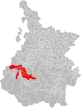 Localisation de Communauté de communes de la Vallée d'Argelès-Gazost