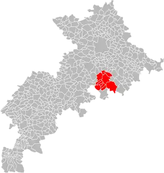 Localisation de Communauté de communesde la vallée de l'Ariège