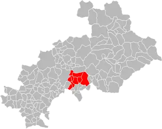 Localisation de Communauté de communes de la vallée de l'Avance