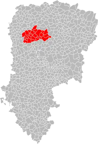 Localisation de Communauté de communesde la Vallée de l'Oise
