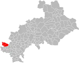 Localisation de Communauté de communes de la Vallée de l'Oule