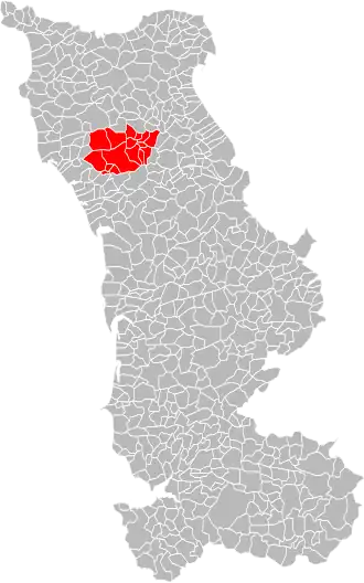 Localisation de Communauté de communes de la Vallée de l'Ouve