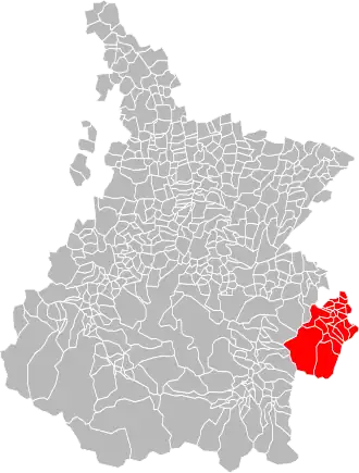 Localisation de Communauté de communesVallée de la Barousse