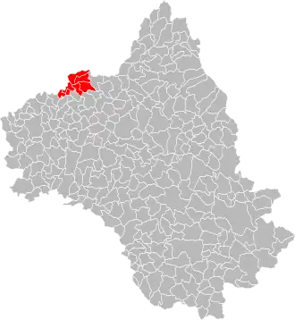 Localisation de Communauté de communesde la Vallée du Lot