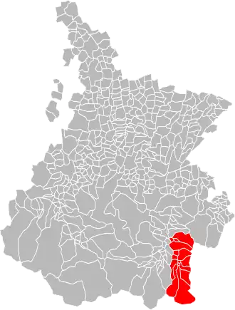 Localisation de Communauté de communes de la vallée du Louron