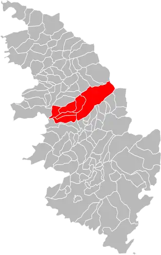Localisation de Communauté de communes de la Vallée du Prunelli