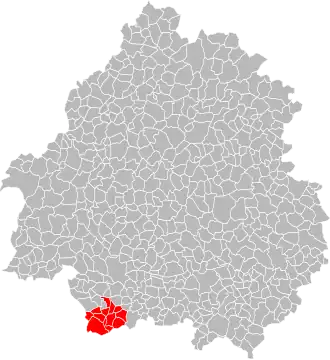 Localisation de Communauté de communes Val et Coteaux d'Eymet