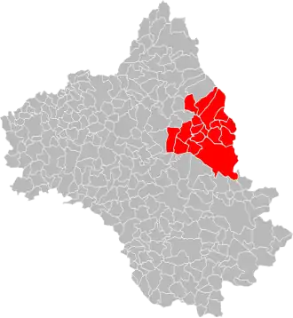 Localisation de Communauté de communes Des Causses à l'Aubrac