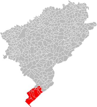 Localisation de Communauté de communes des Hauts du Doubs