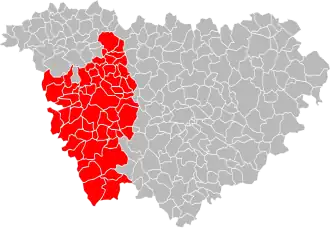 Localisation de Communauté de communes des Rives du Haut Allier